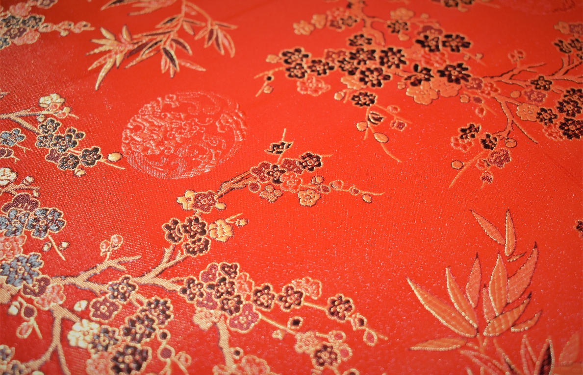 Red Chinese Brocade